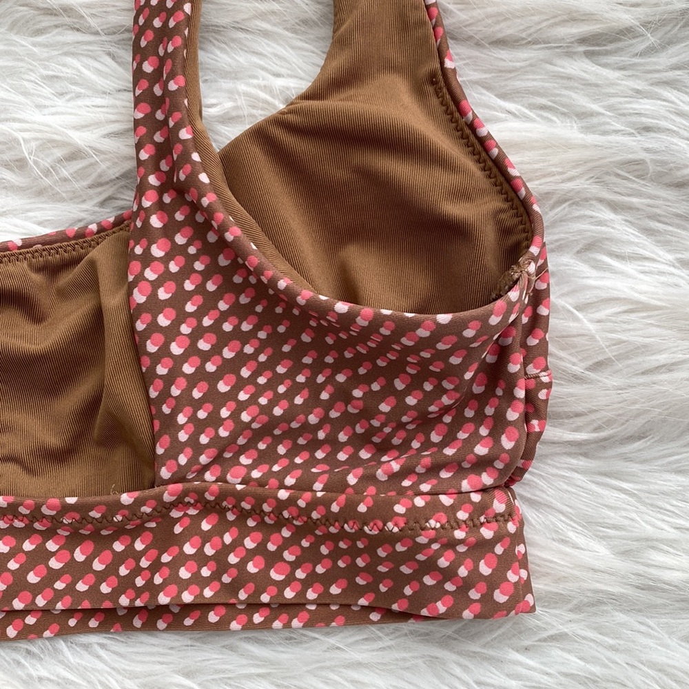 Aerie | Polka Dot Wide Strap Scoop Bikini Top - Picture 9 of 11